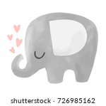 cute vector elephant...