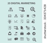 digital marketing  online... | Shutterstock .eps vector #334371428
