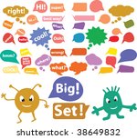 chat and talk signs. vector | Shutterstock .eps vector #38649832