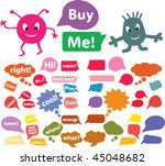 chat signs. vector | Shutterstock .eps vector #45048682