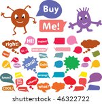 chat   speech signs. vector | Shutterstock .eps vector #46322722