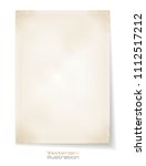 old paper. vector illustration | Shutterstock .eps vector #1112517212