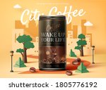 sugar free black coffee ad... | Shutterstock .eps vector #1805776192