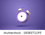 3d illustration of purple twin... | Shutterstock .eps vector #1838371195