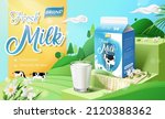 3d Farm Owned Milk Ad Banner....