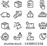 collections of icons... | Shutterstock .eps vector #1438831538