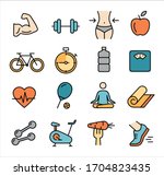 collection of icons related to... | Shutterstock .eps vector #1704823435