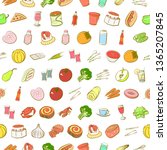 food images. background for... | Shutterstock .eps vector #1365207845