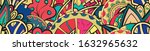 tracery seamless pattern.... | Shutterstock .eps vector #1632965632
