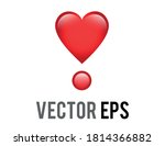 the isolated vector love red... | Shutterstock .eps vector #1814366882