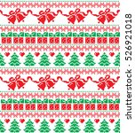 new year's christmas pattern... | Shutterstock .eps vector #526921018