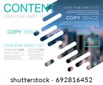 presentation layout design... | Shutterstock .eps vector #692816452