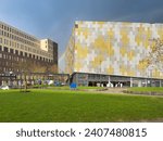 Small photo of Den Bosch, The Netherlands - January 01 2024: Building Jeroen Bosch hospital and parking garage.