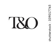 t o initial logo. ampersand... | Shutterstock .eps vector #339017765