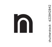 initial logo nn  n inside n... | Shutterstock .eps vector #622842842