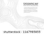topographic map contour... | Shutterstock .eps vector #1167985855