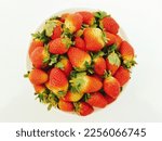 Strawberries Fruits In A Bowl...