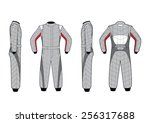 Illustrated Vector Race Suit