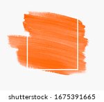 brush paint stroke art abstract ... | Shutterstock .eps vector #1675391665