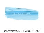 blue brush paint stroke line... | Shutterstock .eps vector #1780782788
