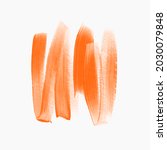 orange art abstract brush... | Shutterstock . vector #2030079848