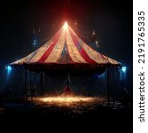 3d Illustration Of A Circus...