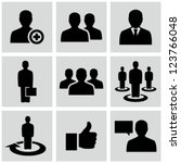 business man icons | Shutterstock .eps vector #123766048