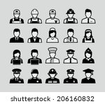 people occupations icons