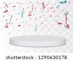 winner background. podium with... | Shutterstock .eps vector #1290630178