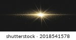 yellow horizontal lens flares... | Shutterstock .eps vector #2018541578