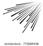 set of isolated speed lines.... | Shutterstock .eps vector #773089438