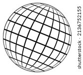 globe logo planet earth 3d... | Shutterstock .eps vector #2136752155