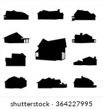 house silhouette free vector art 9711 free downloads