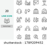 set of people icons  teamwork ... | Shutterstock .eps vector #1789209452