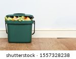 Food waste from domestic kitchen Responsible disposal of household food wastage in an environnmentally friendly way by recycling in compost bin at home