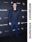 Small photo of BURBANK - MAR 23: Michael Fishman arrives to the "Roseanne" Series Premiere Event on March 23, 2018 in Burbank, CA