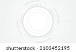 grey white abstract technology... | Shutterstock .eps vector #2103452195