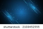technology background hi tech... | Shutterstock .eps vector #2103452555