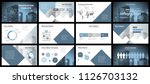 business presentation templates.... | Shutterstock .eps vector #1126703132
