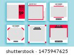 set of sale banner template... | Shutterstock .eps vector #1475947625