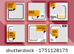 set of sale banner template... | Shutterstock .eps vector #1751128175