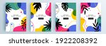 modern abstract covers set ... | Shutterstock .eps vector #1922208392