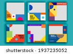 set of sale banner template... | Shutterstock .eps vector #1937235052