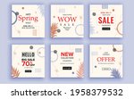 set of sale banner template... | Shutterstock .eps vector #1958379532