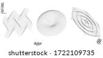 abstract vector mesh object... | Shutterstock .eps vector #1722109735