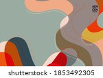 abstract vector wallpaper  art... | Shutterstock .eps vector #1853492305