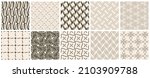 seamless vector pattern set.... | Shutterstock .eps vector #2103909788