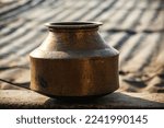 Small photo of coper drinking water big pot