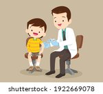 vaccine concept  doctor... | Shutterstock .eps vector #1922669078