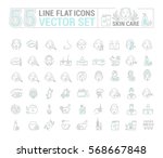 vector graphic set.icons in... | Shutterstock .eps vector #568667848